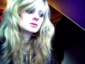 looking blonde and melancholy